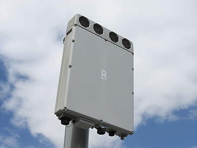 El NEC 5G RU producido para Rakuten Mobile